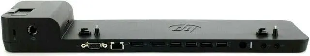 Alt view image 6 of 7 - HP 2013 UltraSlim Docking Station HSTNN-IX10 D9Y32AA#ABA w/ Power Supply (AMX)