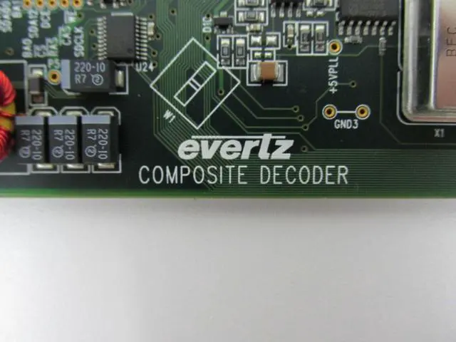 Alt view image 3 of 7 - EVERTZ 7735CDM Composite Analog Video to SDI Converter (A-D) Frame Synchronizer