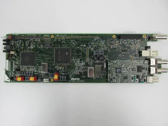 Alt view image 2 of 7 - EVERTZ 7735CDM Composite Analog Video to SDI Converter (A-D) Frame Synchronizer