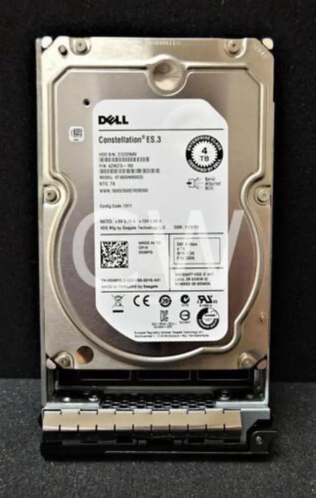 Main image of (NOT FOR HOME PC!) 9ZM270-150 Dell 4TB 7.2K 6Gbps 128MB 3.5" SAS SERVER HDD Hard Drive W/Caddy