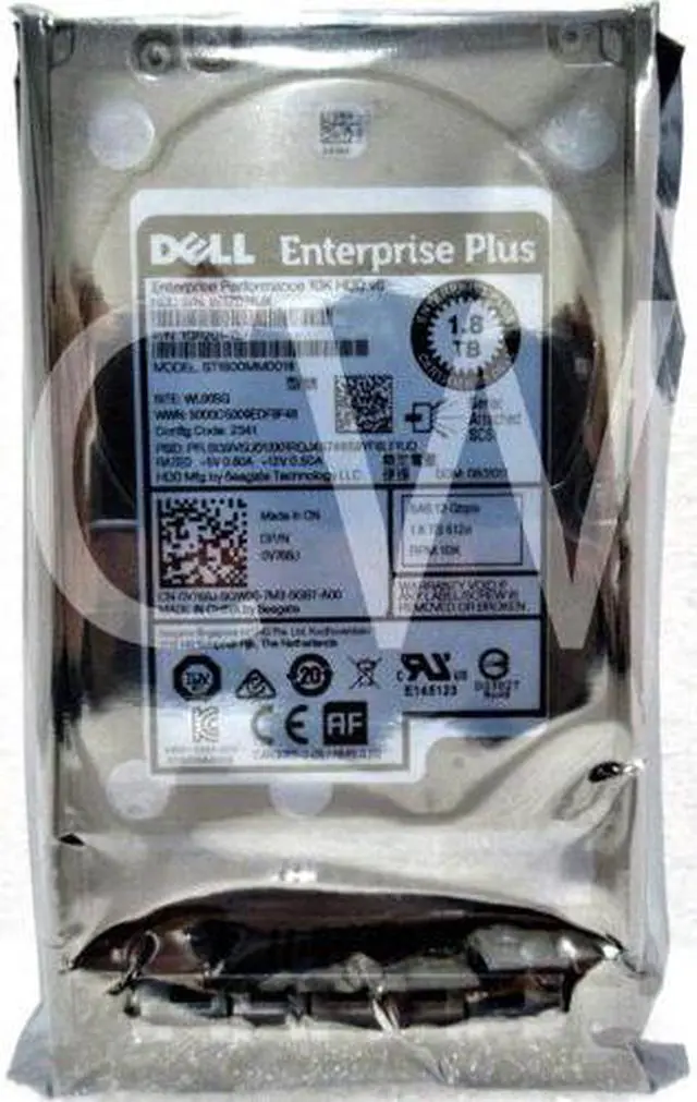 Main image of (NOT FOR HOME PC!) 0V768J V768J DELL ENT 1.8TB 10000RPM 12Gbps SFF 2.5" SAS SERVER HDD Hard Drive