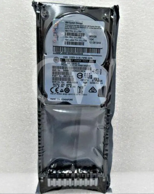 Main image of (NOT FOR HOME PC!) 01LJ786 01LJ791 01LJ793 IBM 900GB 10000RPM 12Gbps 2.5" SAS SERVER HDD Hard Drive