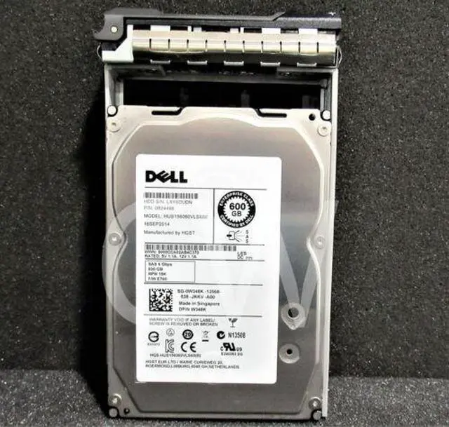 Alt view image 3 of 4 - (NOT FOR HOME PC!) Dell 0W348K W348K 600GB 15K RPM 6Gb/s 3.5" SAS HDD Hard Drive - (ZERO HOURS)