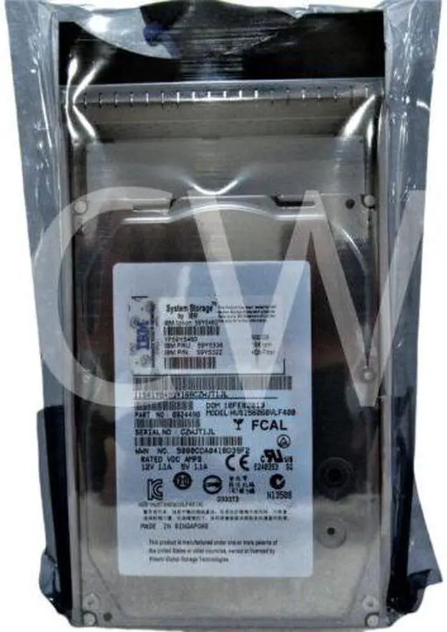 Main image of 59Y5336 59Y5322 59Y5460 IBM 600GB 15000RPM 4Gbps HotSwap 3.5" FC-AL Hard Drive