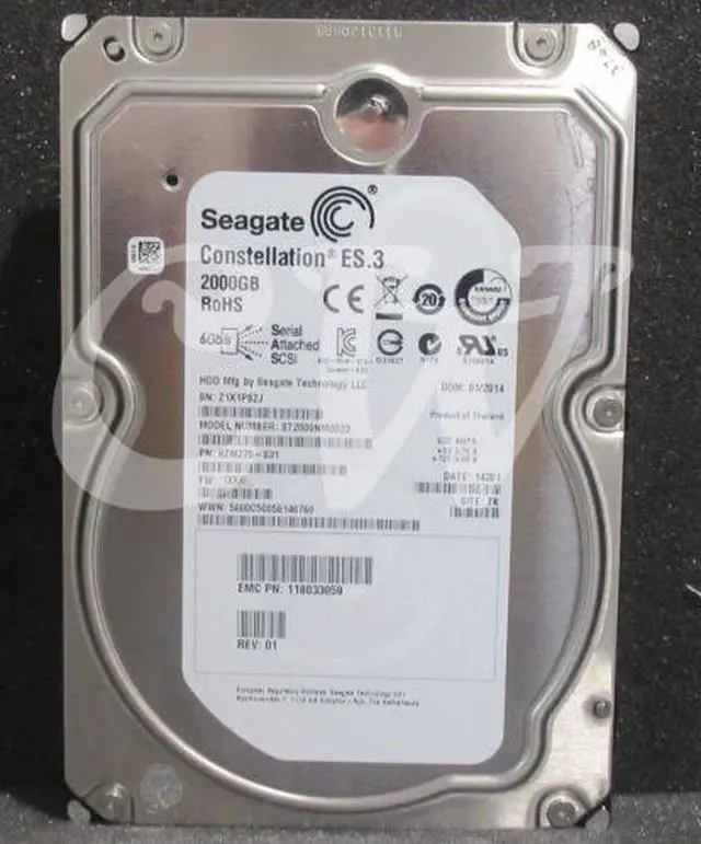 Main image of (NOT FOR HOME PC!) ST2000NM0023 Seagate CONSTELLATION ES.3 2TB 7.2K 6G 128MB 3.5in SAS Hard Drive