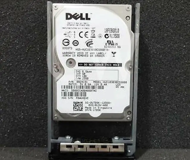 Main image of (NOT FOR HOME PC!) U709K 0U709K Dell ENTERPRISE 300GB 10K RPM 6Gb/s 2.5" SAS SERVER HDD Hard Drive
