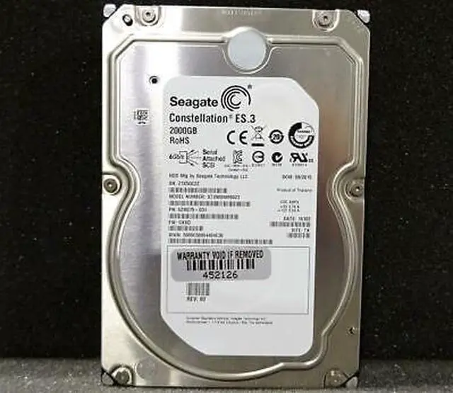Main image of (NOT FOR HOME PC!) Seagate ST2000NM0023 2TB 7.2K RPM 6Gb/s 3.5" SAS HDD Hard Drive W/ZERO HOURS - OEM