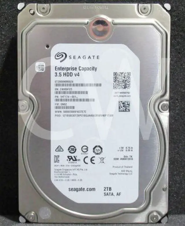 Alt view image 3 of 4 - ST2000NM0024 Seagate 2TB 7.2K RPM 6Gb/s 3.5" SATA HDD Hard Drive W/(ZERO HOURS) - OEM