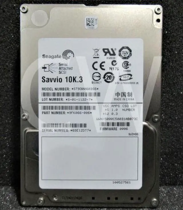 Main image of (NOT FOR HOME PC!) ST9300603SS Seagate 300GB 10K RPM 6Gb/s 2.5" SAS HDD Hard Drive (ST9300603SS) - OEM