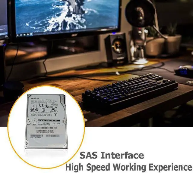 Alt view image 5 of 5 - (NOT FOR HOME PC!) Hitachi (SAS) 2.5" Internal Hard Drive 600GB 10krpm 0B23909, HUC106060CSS600