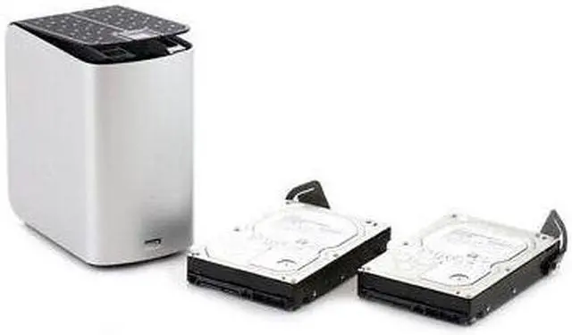 Alt view image 7 of 7 - WD My Book 8TB RAID Thunderbolt Duo Dual-Drive External Hard Drive WDBUSK0080JSL