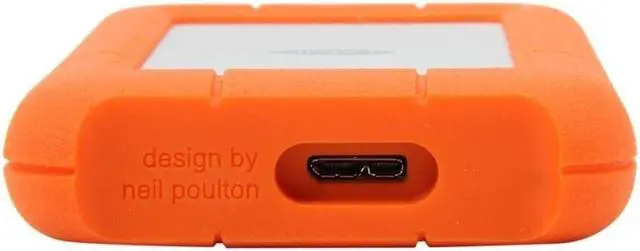 Alt view image 4 of 6 - LaCie Rugged 1TB USB-C and USB 3.0 Portable External Hard Drive (STFR1000800-RC)