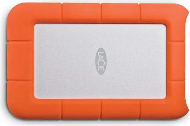 Alt view image 4 of 6 - LaCie 2TB Rugged Mini External Hard Drive USB 3.0 Orange (LAC9000298-RC)