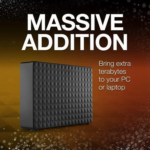Alt view image 2 of 5 - Seagate Expansion 14TB USB 3.0 3.5 inch External Hard Drive (STEB14000402-RC)