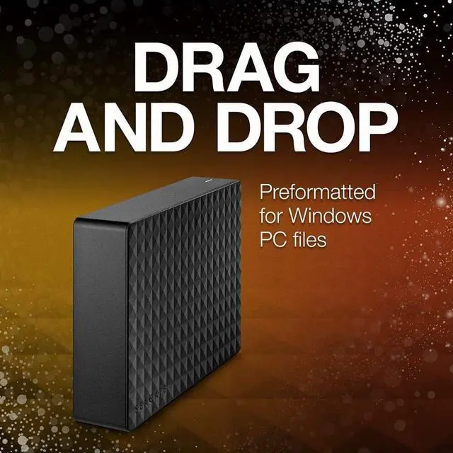 Alt view image 3 of 5 - Seagate Expansion 14TB USB 3.0 3.5 inch External Hard Drive (STEB14000402-RC)