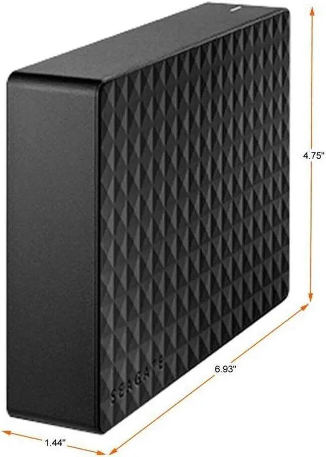 Alt view image 3 of 6 - Seagate Expansion 14TB, USB 3.0, External Hard Drive, Black (STEB14000400-RC)