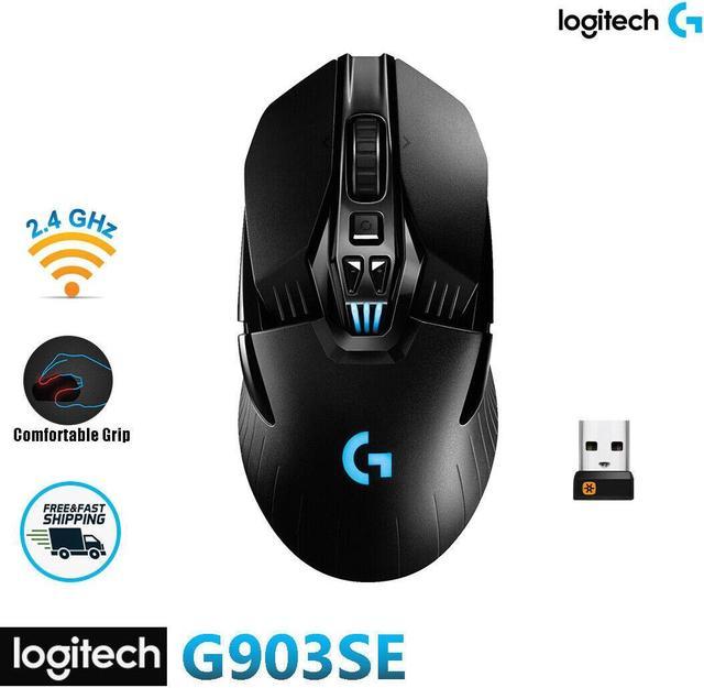 Used Acceptable Logitech G903 SE Lightspeed Wireless Optical LED Gaming Mouse 910 005755 Black Newegg