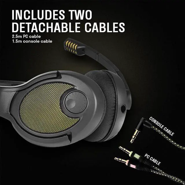 Alt view image 5 of 6 - DROP + EPOS PC38X Gaming Headset Noise-Cancelling Microphone, Yellow - OEM