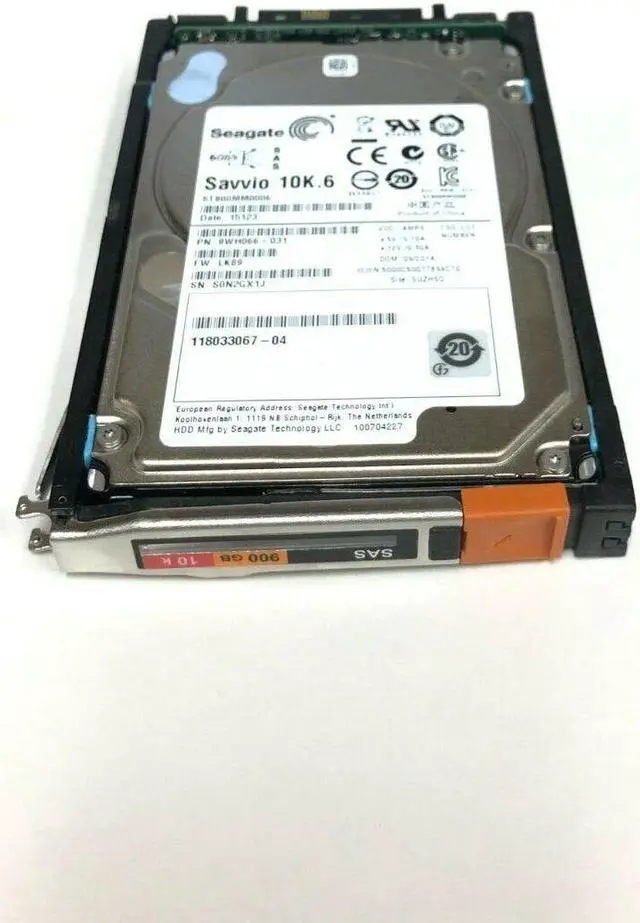 Alt view image 2 of 2 - (NOT FOR HOME PC!) 005050212 ST900MM0006 EMC 900GB 10K 6G SFF 2.5" SAS HARD DRIVE W/TRAY