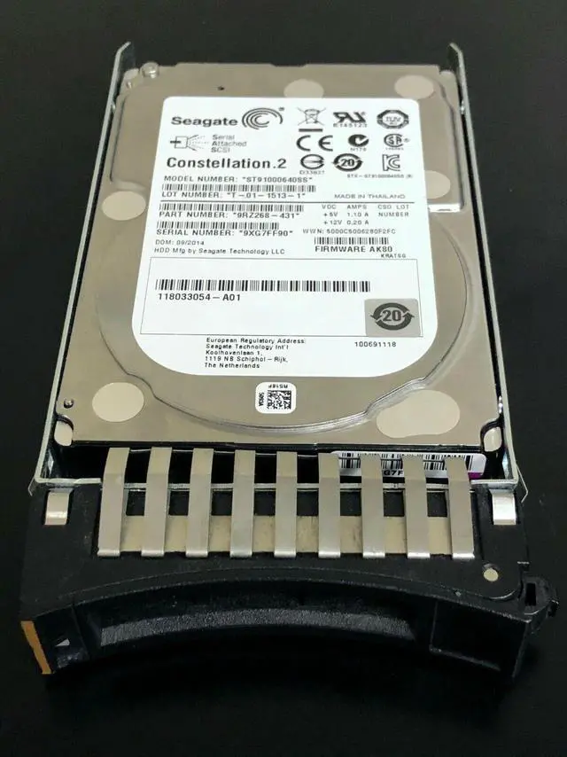 Main image of (NOT FOR HOME PC!) SEAGATE IBM COMPATIBLE 81Y9690 81Y9691 1TB 7.2K 6GBPS 2.5IN SFF NL SAS