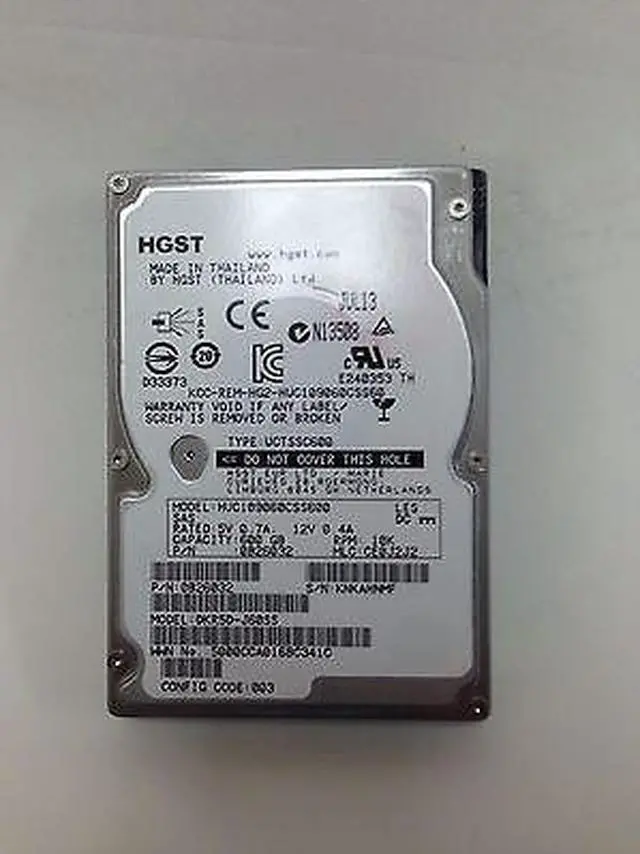 Main image of (NOT FOR HOME PC!) Hitachi Ultrastar 600GB 10KRPM HUC109060CSS600 64MB SAS 6Gb/s 2.5"