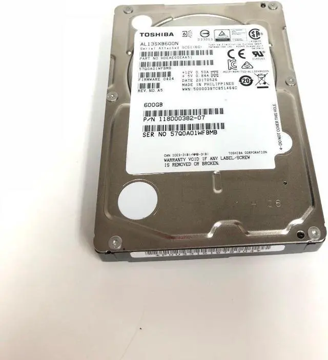 Main image of (NOT FOR HOME PC!) TOSHIBA 600GB 15K 2.5 6G SAS Hard Drive HDD HDEAE00EAA51