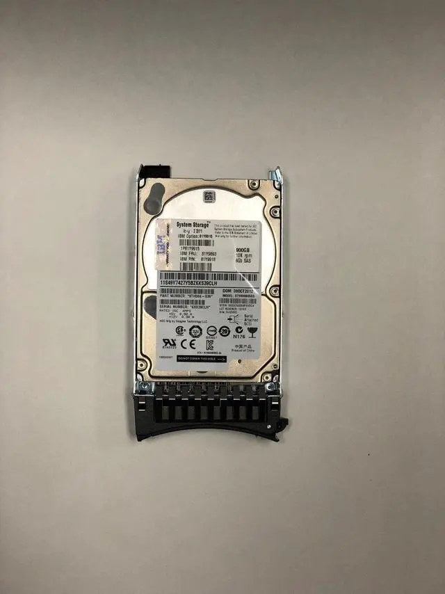 Main image of (NOT FOR HOME PC!) 81Y9918 IBM 81Y9893 900 GB 10K 6GBPS 2.5' NL SAS HARD DRIVE W/TRAY