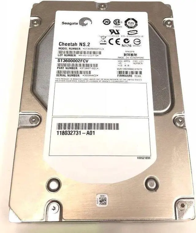 Main image of Seagate Cheetah NS.2 600GB 10000RPM FC 4Gbps 16MB Cache 3.5 ST3600002FCV