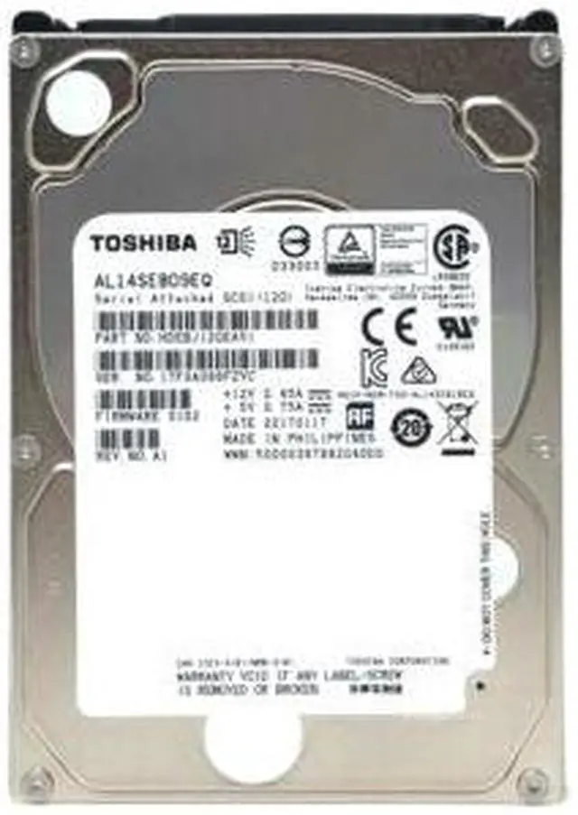 Main image of (NOT FOR HOME PC!) Toshiba 900GB 10K SAS 12Gbps 2.5" HDD 128MB Cache AL14SEB09EQ Dell IBM HP
