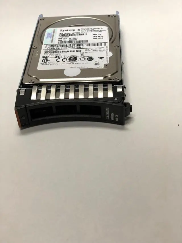 Alt view image 2 of 2 - (NOT FOR HOME PC!) 49Y2007 IBM 600GB SAS 6Gbps 10K RPM 2.5" Hard Drive 49Y2003 W/ TRAY