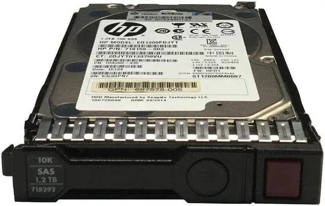 Main image of (NOT FOR HOME PC!) 718162-B21 718292-001 HP 1.2TB 10K 6G SFF 2.5'' SAS SC HDD HARD DRIVE