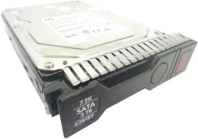 Alt view image 2 of 3 - HPE 3TB 628061-B21 628182-001 628182-001 7.2K 6G LFF 3.5'' SATA HDD