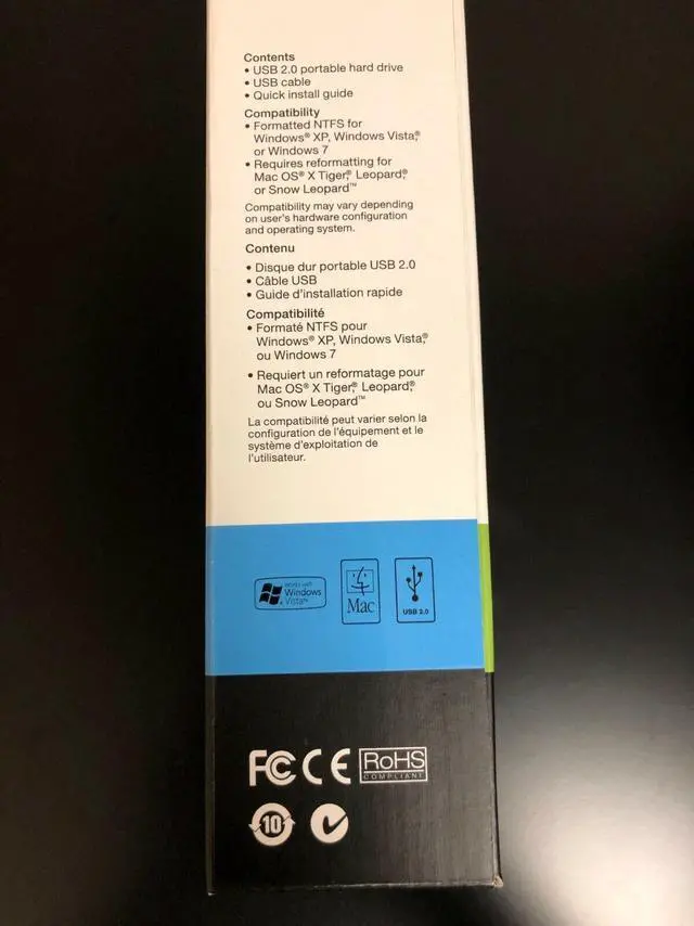 Alt view image 5 of 5 - Western Digital Elements 320 GB,External,7200 RPM (WDBAAR3200ABK) Hard Drive