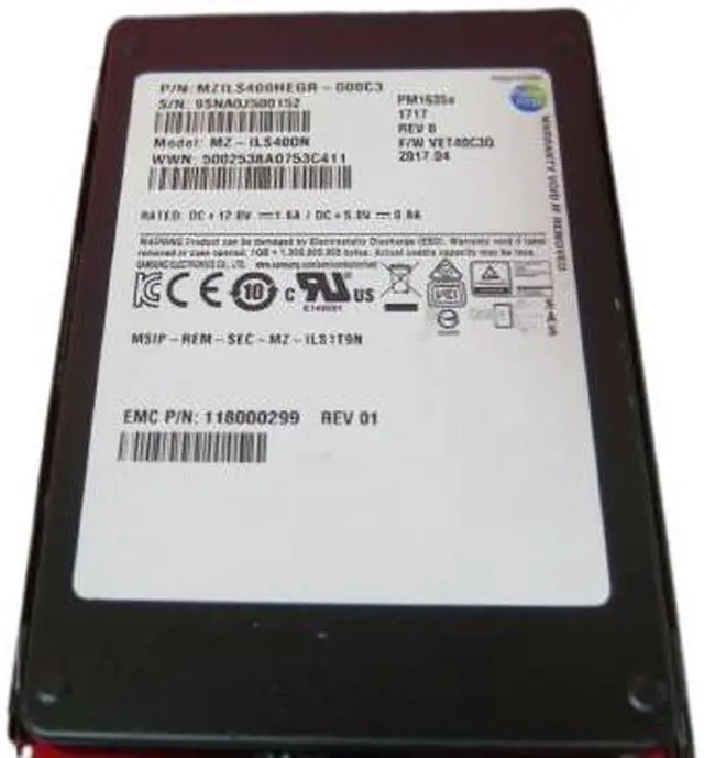 Main image of (NOT FOR HOME PC!) SAMSUNG PM1635a 400GB SAS 12Gb/s 2.5" SSD MZILS400HEGR-000C3