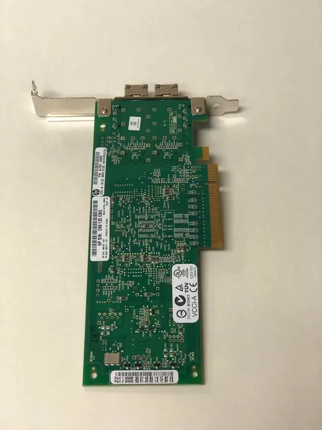 Alt view image 2 of 2 - Qlogic QLE2562-HP Dual Port PCI-E 8Gb Fibre Channel Host Bus Adapter