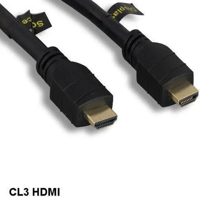 Main image of Kentek 50ft CL3 Active High-Speed HDMI 2.0 Cable Ethernet 4K 3D 25/28AWG 18Gbps