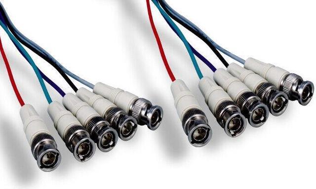 Main image of Kentek 25' Premium 5-BNC Composite Video Cable RGBHV High-Definition CCTV HDTV