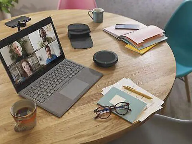 Alt view image 7 of 7 - Jabra Speak2 55 MS Teams, Dark Grey Portable Speaker for Music and Calls Dark - OEM