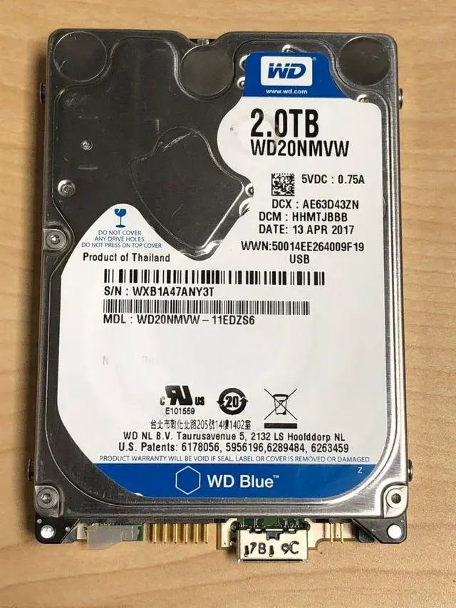 Main image of Western Digital WD20NMVW 2TB USB 3.0 WD 2.5"
