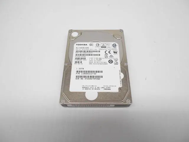 Main image of (NOT FOR HOME PC!) Toshiba 1.2TB 10K 12G 12gbps SAS Server Hard Drive 2.5" AL14SEB120N Dell HP
