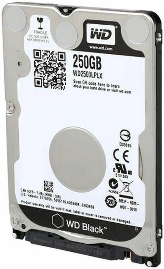 Main image of WD2500LPLX-WD Black 250GB 7200 RPM 32MB Cache SATA 6.0Gb/s 2.5" - OEM