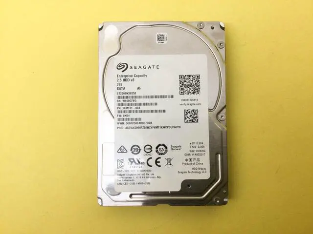 Alt view image 4 of 5 - SEAGATE ENTERPRISE 2TB 7.2K SATA 6Gb/s 2.5" HDD ST2000NX0253