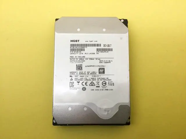 Alt view image 2 of 4 - WD Ultrastar DC HC520 12TB 7.2K RPM SATA 6Gb/s 3.5" HDD HUH721212ALE604 - OEM