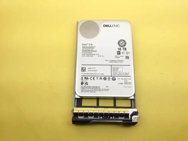 Main image of (NOT FOR HOME PC!) 41DXR DELL 16TB 7.2K RPM SAS 12Gbps 512e 3.5inch HDD 041DXR ST16000NM006J - OEM