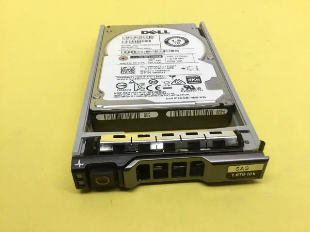 Alt view image 2 of 3 - (NOT FOR HOME PC!) 96WJT Dell 1.8TB 10K 12Gb/s 4Kn SAS 2.5in HDD W/ Tray 096WJT HUC101818CS4204