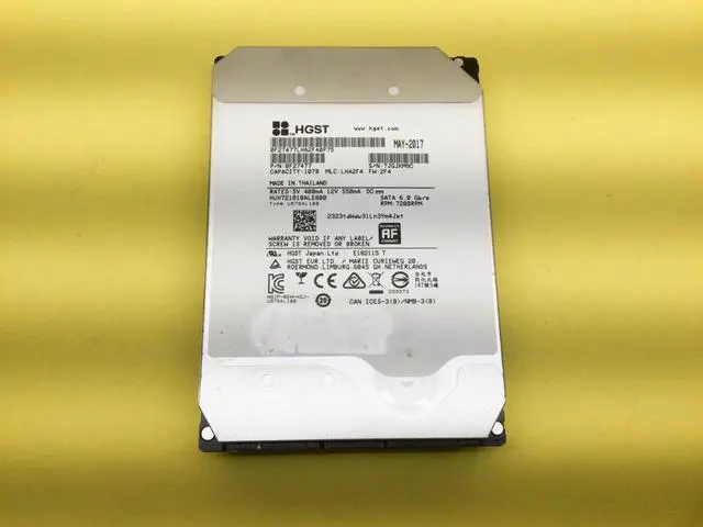 Used - Acceptable: WD HGST DC HC510 10TB 6Gb/s 7.2K RPM 3.5