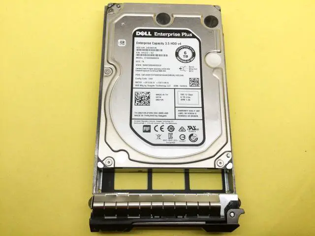 Main image of (NOT FOR HOME PC!) 8D1V4 DELL 6TB 7.2K 12Gb/s 3.5INCH SAS HDD 08D1V4 ST6000NM0034