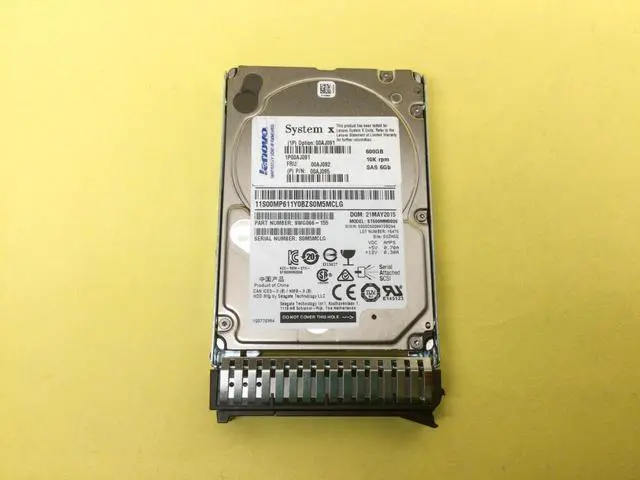 Alt view image 2 of 4 - (NOT FOR HOME PC!) 00AJ091 IBM Lenovo 600GB 10K 6Gbps 2.5in SAS HDD 00AJ092 00AJ095