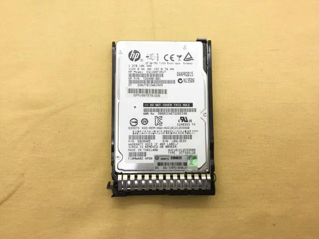 Alt view image 2 of 4 - (NOT FOR HOME PC!) HP 718162-B21 1.2TB 6G SAS 10K 2.5in DP ENT SC HDD 718292-001