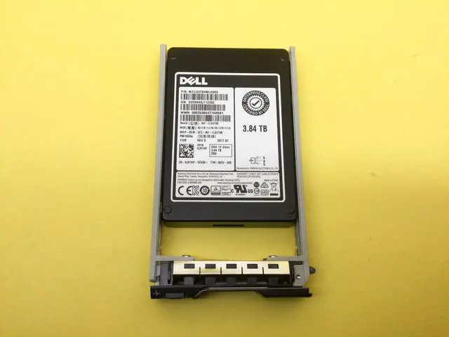 Main image of (NOT FOR HOME PC!) Dell JR1HP 3.84TB 12Gb/s SAS 2.5in Samsung PM1633a MZ-ILS3T8B SSD